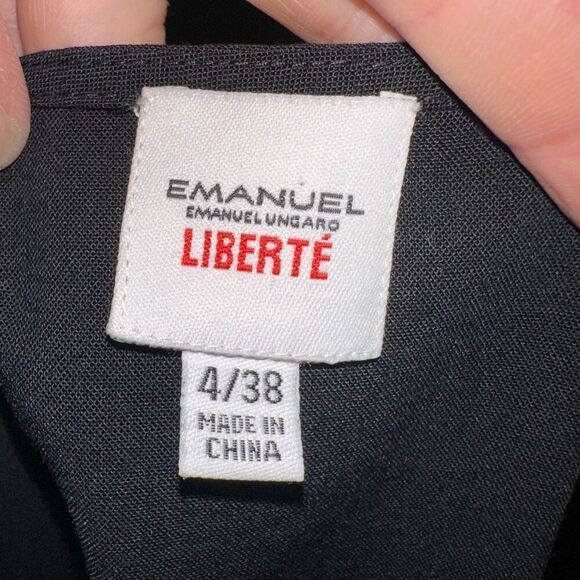 Emanuel Ungaro 4/38 business casual luxe shell & blazer - Picture 5 of 5